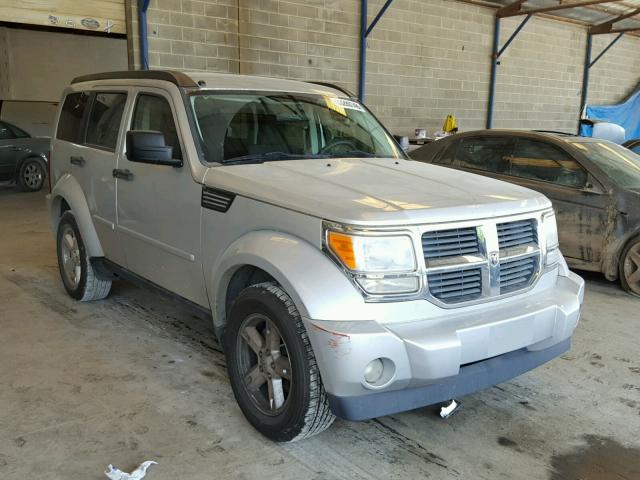 1D8GT28K18W104255 - 2008 DODGE NITRO SXT SILVER photo 1