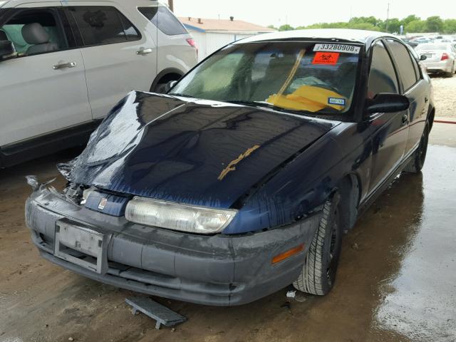 1G8ZH5289VZ327901 - 1997 SATURN SL1 BLUE photo 2