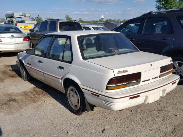 1G2JB54H6N7547658 - 1992 PONTIAC SUNBIRD SE WHITE photo 3