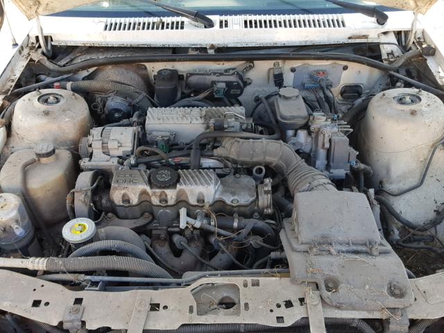 1G2JB54H6N7547658 - 1992 PONTIAC SUNBIRD SE WHITE photo 7