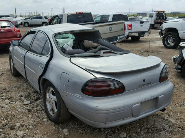 1G2WJ52K8XF324358 - 1999 PONTIAC GRAND PRIX SILVER photo 3