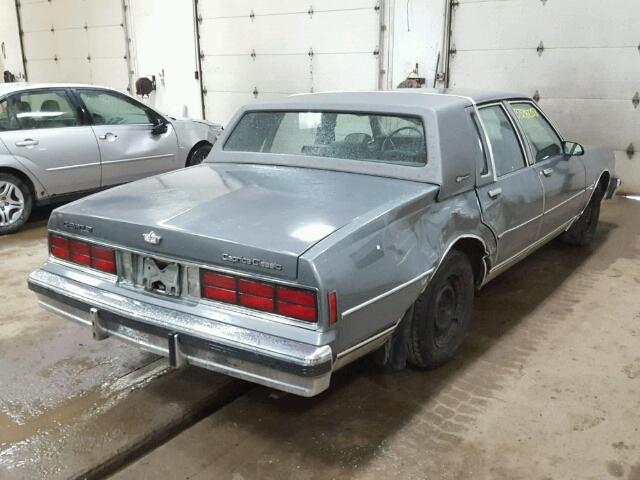 1G1BU51H4JA172714 - 1988 CHEVROLET CAPRICE CL GRAY photo 4