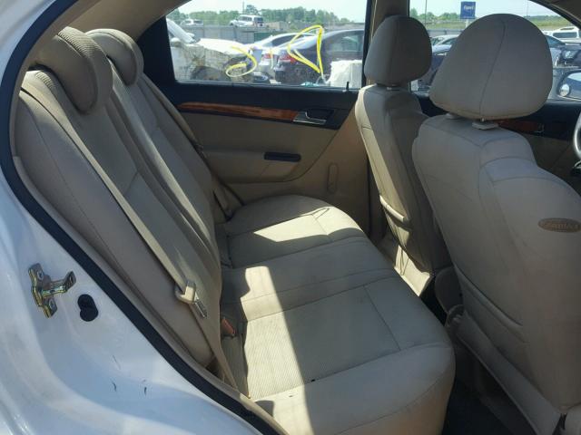 KL1TD566X7B095666 - 2007 CHEVROLET AVEO BASE Ağ foto 6