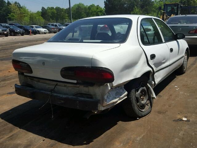 1Y1SK5265VZ459654 - 1997 GEO PRIZM BASE WHITE photo 4