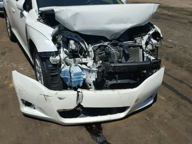 4T3ZE11A09U017315 - 2009 TOYOTA VENZA BASE WHITE photo 9