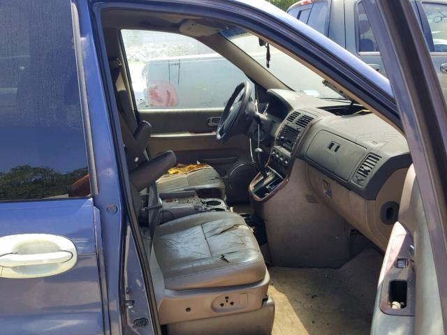 KNDUP131426317173 - 2002 KIA SEDONA EX BLUE photo 5