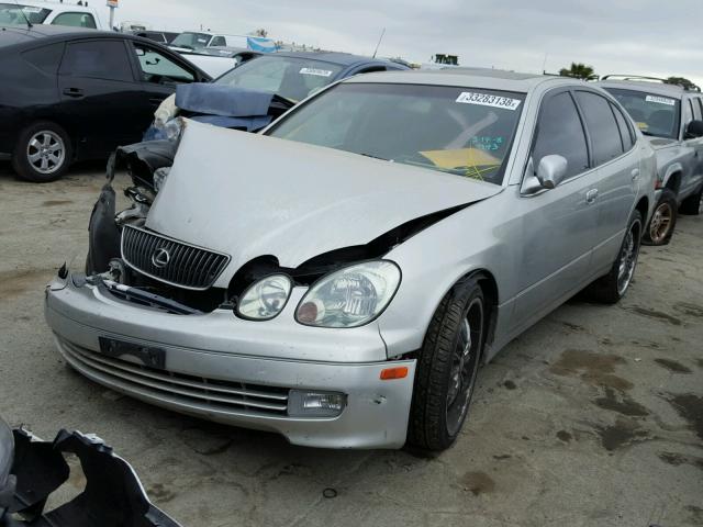 JT8BL69S540014410 - 2004 LEXUS GS 430 SILVER photo 2