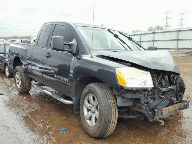 1N6BA06C58N358813 - 2008 NISSAN TITAN XE CHARCOAL photo 1