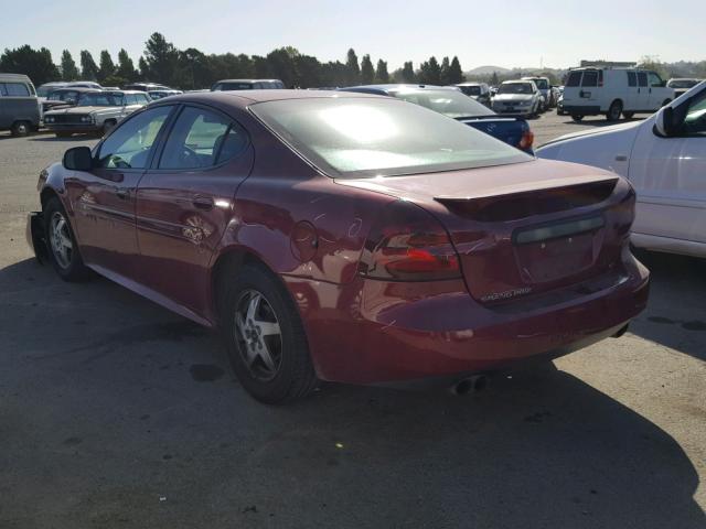 2G2WP522741122886 - 2004 PONTIAC GRAND PRIX RED photo 3