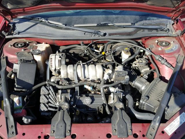 2G2WP522741122886 - 2004 PONTIAC GRAND PRIX RED photo 7