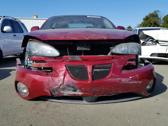 2G2WP522741122886 - 2004 PONTIAC GRAND PRIX RED photo 9