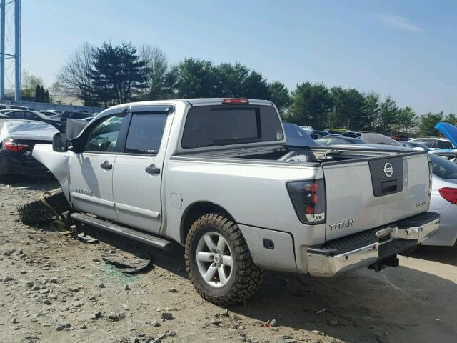 1N6AA0EC4AN302185 - 2010 NISSAN TITAN XE SILVER photo 3