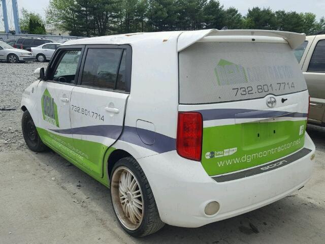 JTLKE50E391078755 - 2009 TOYOTA SCION XB თეთრი ფოტო 3