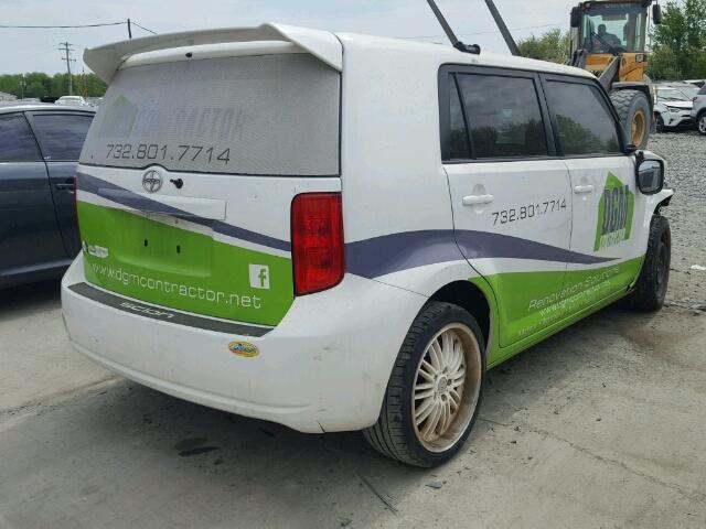 JTLKE50E391078755 - 2009 TOYOTA SCION XB თეთრი ფოტო 4