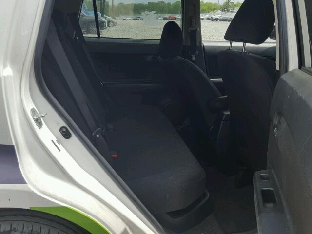 JTLKE50E391078755 - 2009 TOYOTA SCION XB თეთრი ფოტო 6