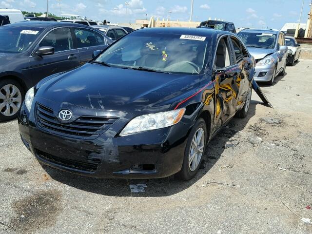 4T1BE46K39U863869 - 2009 TOYOTA CAMRY BASE BLACK photo 2