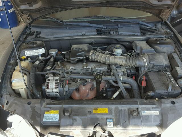 1G1JC524517327732 - 2001 CHEVROLET CAVALIER B BLACK photo 7