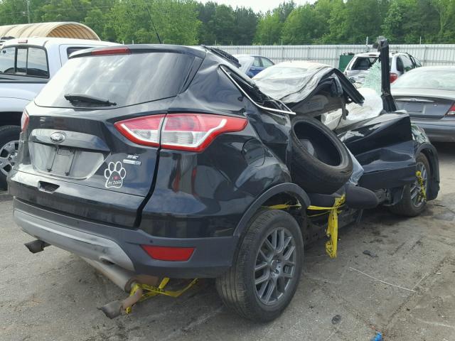 1FMCU9GX7EUD51749 - 2014 FORD ESCAPE SE BLACK photo 4