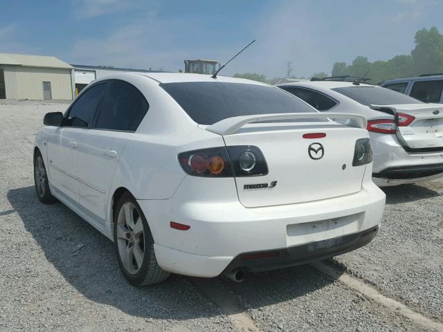 JM1BK323661484710 - 2006 MAZDA 3 S WHITE photo 3