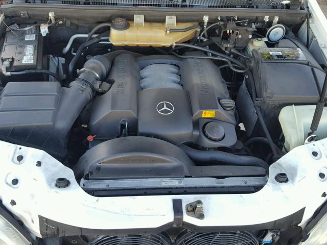 4JGAB54E8XA096557 - 1999 MERCEDES-BENZ ML 320 WHITE photo 7