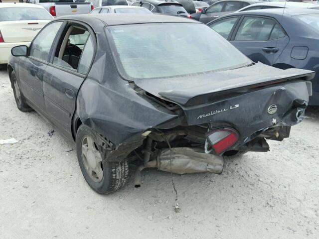 1G1NE52J7Y6141210 - 2000 CHEVROLET MALIBU LS შავი ფოტო 3
