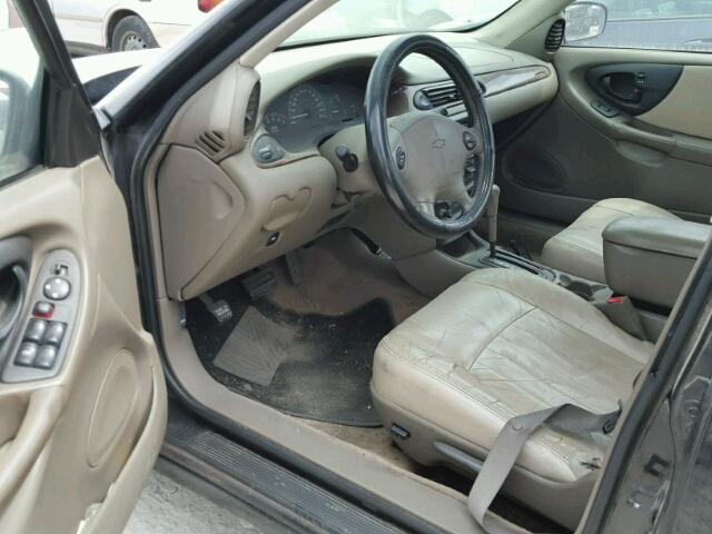 1G1NE52J7Y6141210 - 2000 CHEVROLET MALIBU LS შავი ფოტო 9