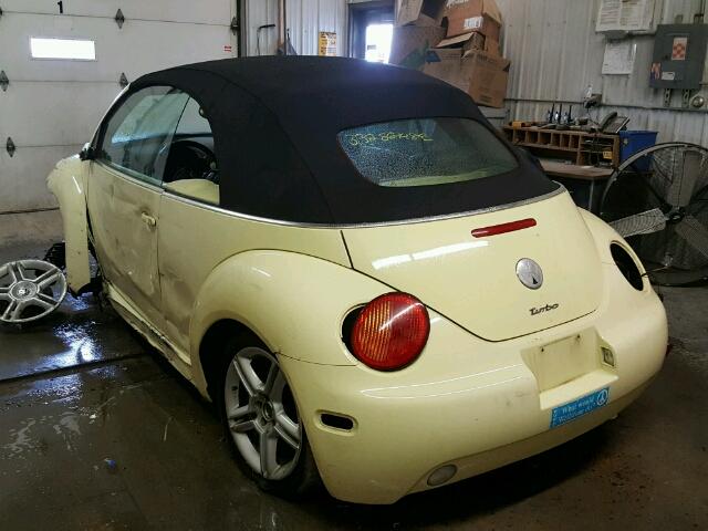 3VWCD31Y54M329266 - 2004 VOLKSWAGEN NEW BEETLE Sarı foto 3
