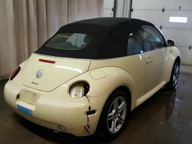 3VWCD31Y54M329266 - 2004 VOLKSWAGEN NEW BEETLE Sarı foto 4