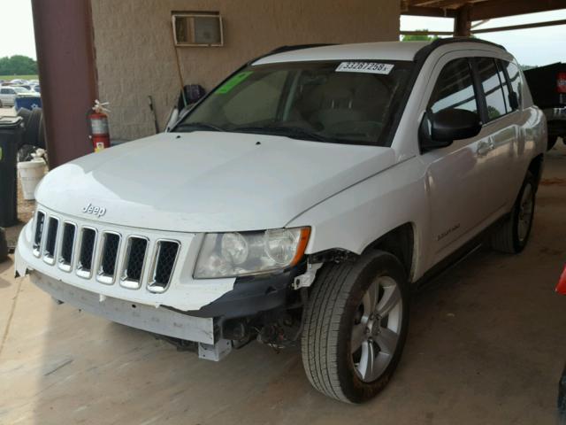 1J4NT1FB6BD260873 - 2011 JEEP COMPASS SP WHITE photo 2