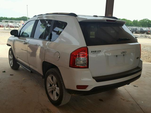 1J4NT1FB6BD260873 - 2011 JEEP COMPASS SP WHITE photo 3