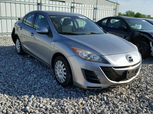 JM1BL1SF5A1230605 - 2010 MAZDA 3 I SILVER photo 1