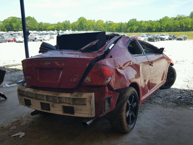 JTKDE177050054488 - 2005 TOYOTA SCION TC 红色 照片 4