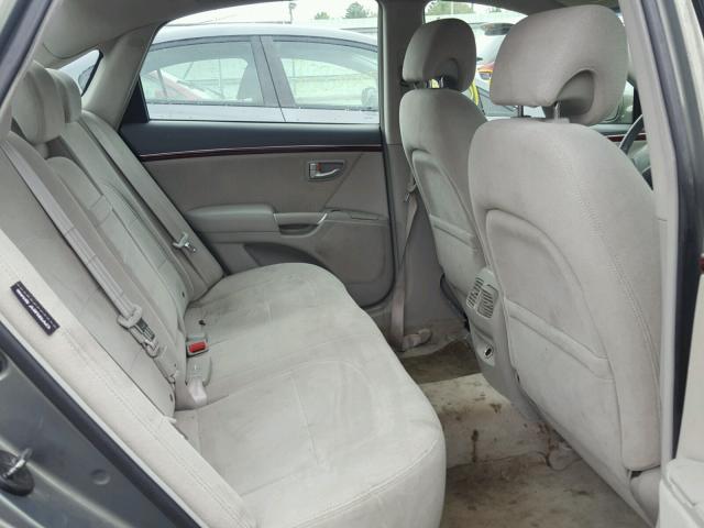 KMHFC46D47A182546 - 2007 HYUNDAI AZERA GLS GRAY photo 6