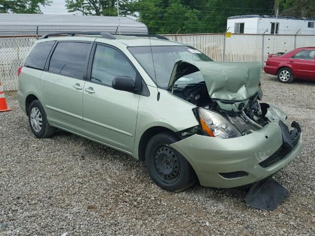 5TDZK23C28S217111 - 2008 TOYOTA SIENNA CE GREEN photo 1