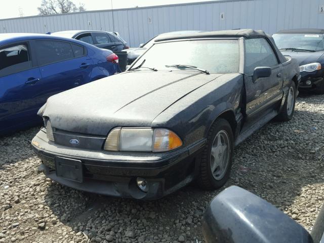 1FACP45E0NF132741 - 1992 FORD MUSTANG GT BLACK photo 2
