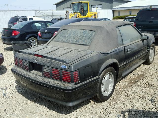 1FACP45E0NF132741 - 1992 FORD MUSTANG GT BLACK photo 4