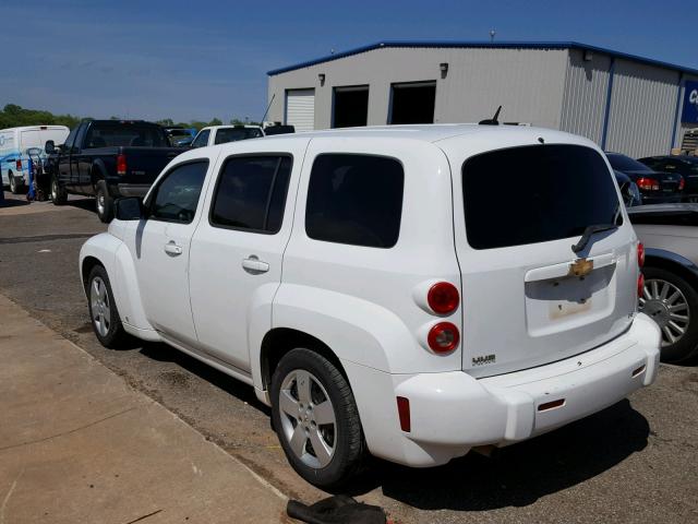 3GNCA13D38S669180 - 2008 CHEVROLET HHR LS WHITE photo 3