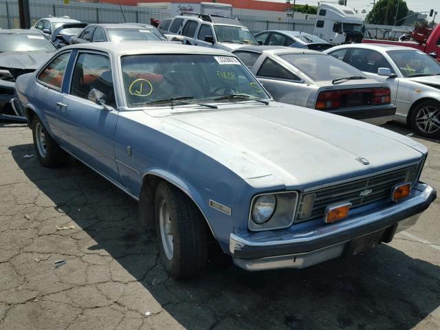 00001Y27L5L115039 - 1975 CHEVROLET NOVA BLUE photo 1