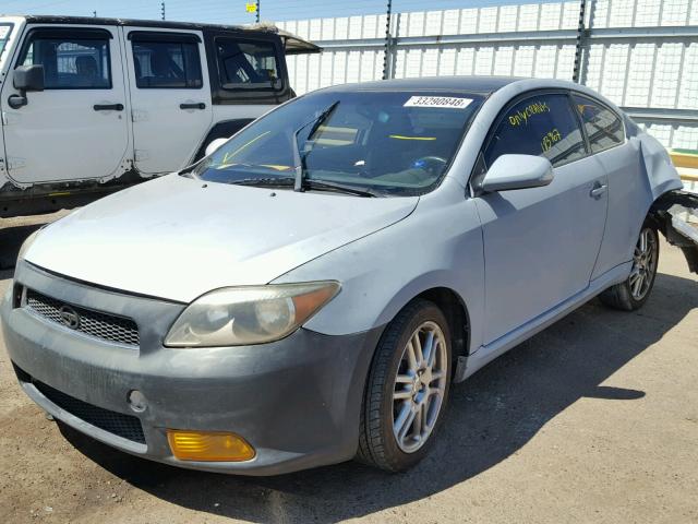 JTKDE177050060615 - 2005 TOYOTA SCION TC SILVER photo 2