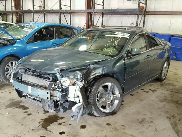 1G1ZH57B29F251190 - 2009 CHEVROLET MALIBU 1LT GREEN photo 2