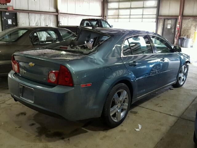 1G1ZH57B29F251190 - 2009 CHEVROLET MALIBU 1LT GREEN photo 4