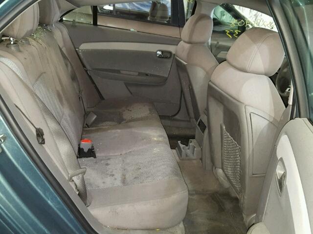 1G1ZH57B29F251190 - 2009 CHEVROLET MALIBU 1LT GREEN photo 6