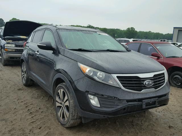 KNDPC3A27B7108455 - 2011 KIA SPORTAGE E BLACK photo 1