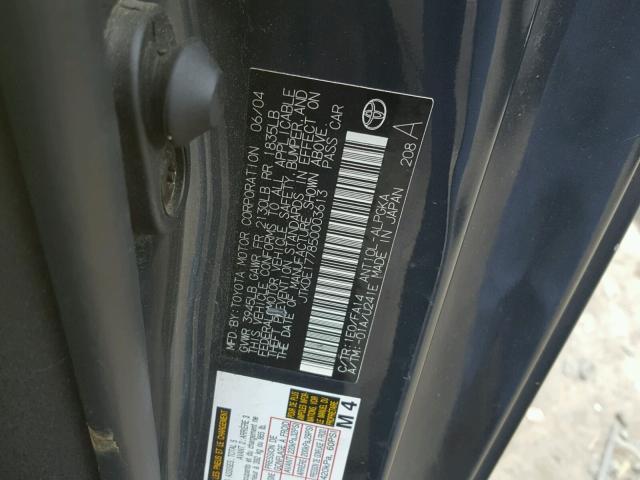 JTKDE177850003613 - 2005 TOYOTA SCION TC 灰色 照片 10