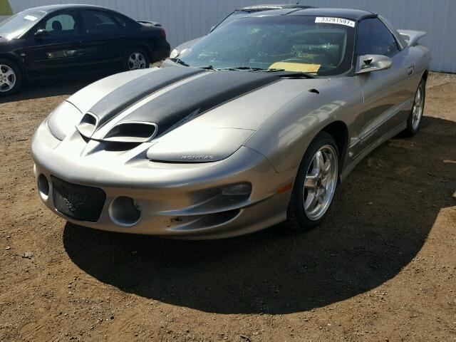 2G2FV22G622170287 - 2002 PONTIAC FIREBIRD F CHARCOAL photo 2