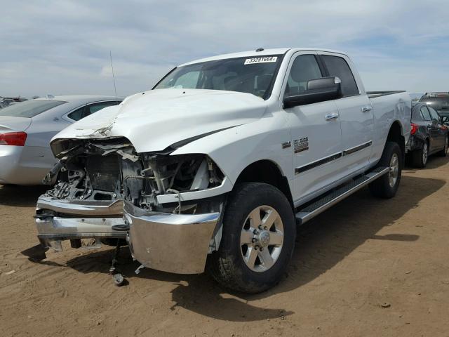 3C6UR5DJ4EG141509 - 2014 RAM 2500 SLT WHITE photo 2