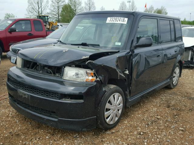 JTLKT324350205776 - 2005 TOYOTA SCION XB შავი ფოტო 2