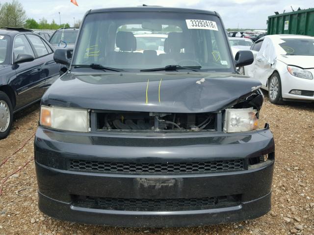 JTLKT324350205776 - 2005 TOYOTA SCION XB შავი ფოტო 7