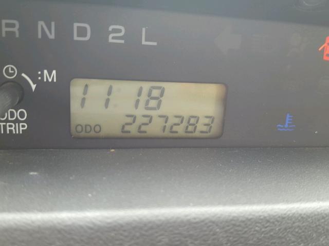 JTLKT324350205776 - 2005 TOYOTA SCION XB შავი ფოტო 8