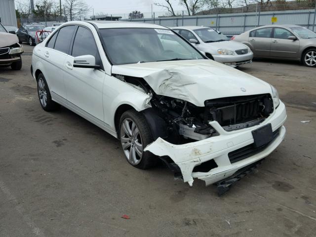 WDDGF8BB6BR159815 - 2011 MERCEDES-BENZ C 300 4MAT WHITE photo 1